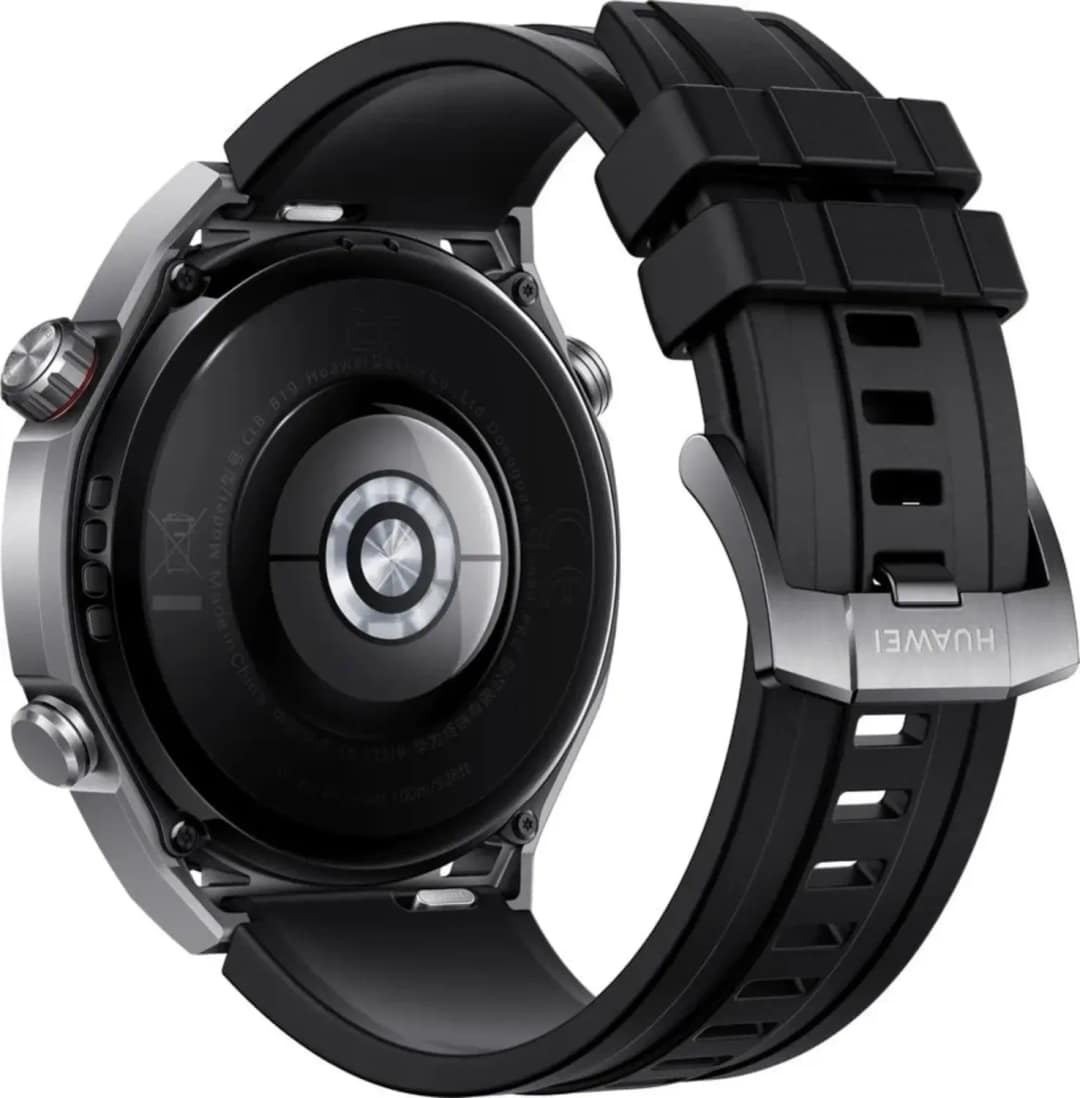 Смарт-часы Huawei Watch Ultimate 48mm Black HNBR Strap, Черный — фото 4