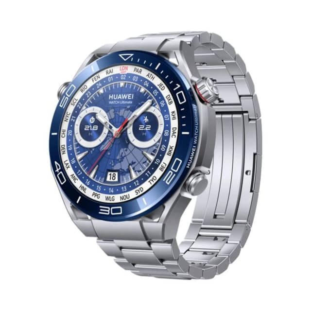 Смарт-часы Huawei Watch Ultimate 48mm Blue Titanium Strap, Серебристый