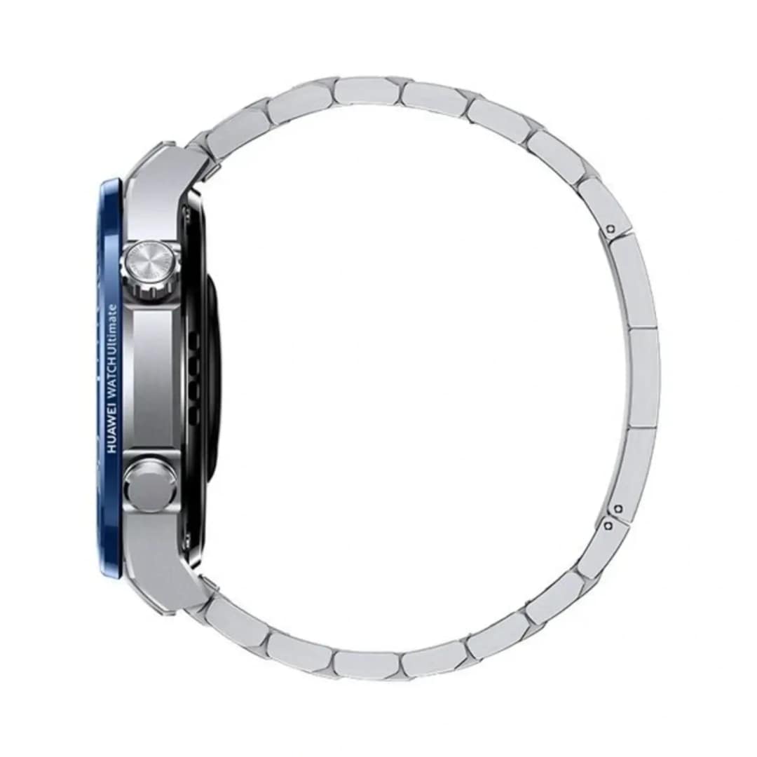 Смарт-часы Huawei Watch Ultimate 48mm Blue Titanium Strap, Серебристый — фото 5
