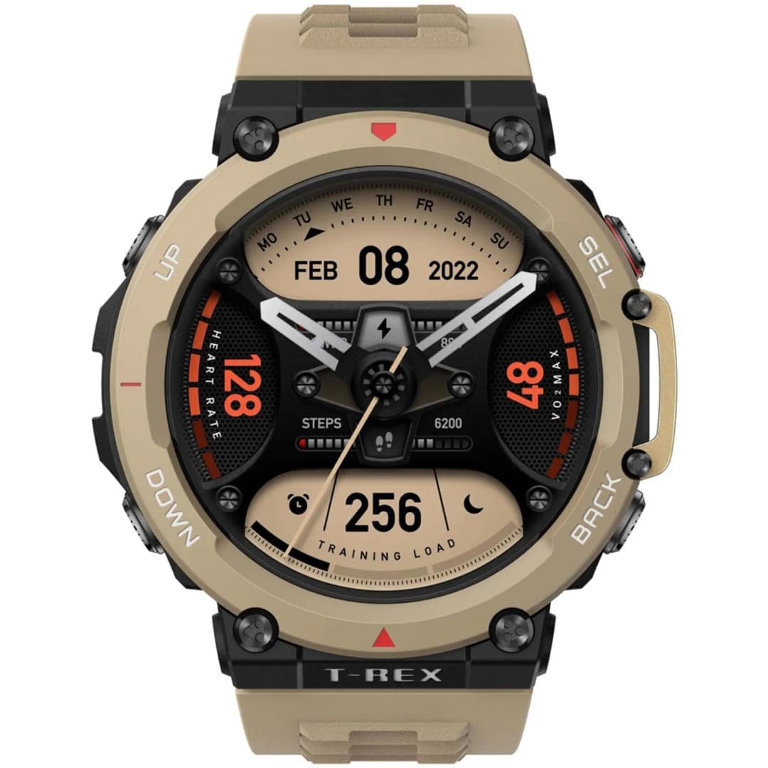 Смарт-часы Xiaomi Amazfit T-Rex 2 Desert Khaki, Бежевый — фото 2