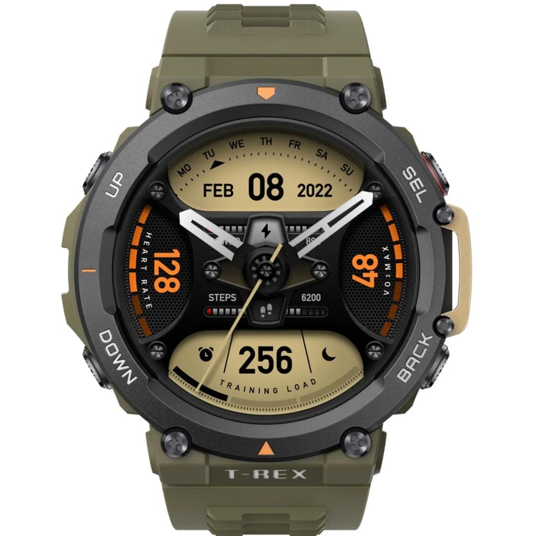 Смарт-часы Xiaomi Amazfit T-Rex 2 Wild Green, Зеленый — фото 2