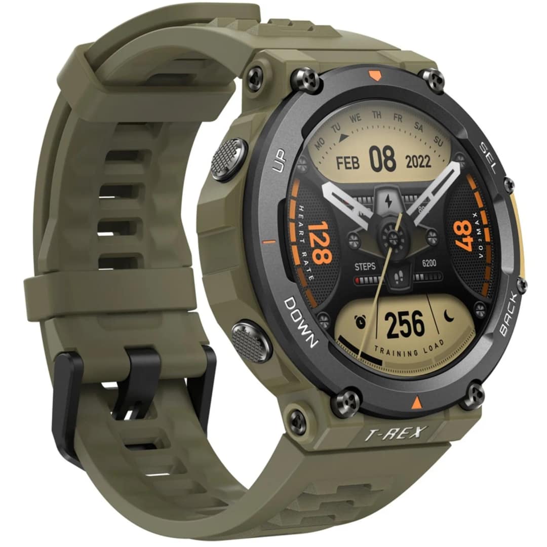 Смарт-часы Xiaomi Amazfit T-Rex 2 Wild Green, Зеленый — фото 3