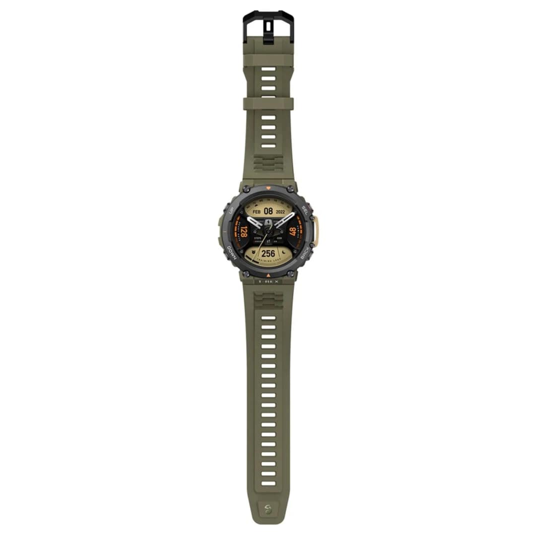 Смарт-часы Xiaomi Amazfit T-Rex 2 Wild Green, Зеленый — фото 5