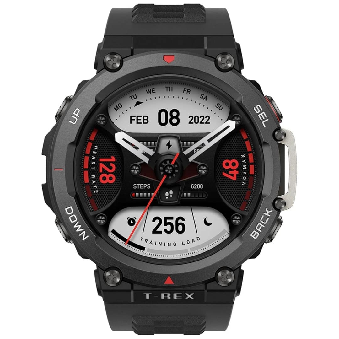 Смарт-часы Xiaomi Amazfit T-Rex 2 Ember Black, Черный — фото 2