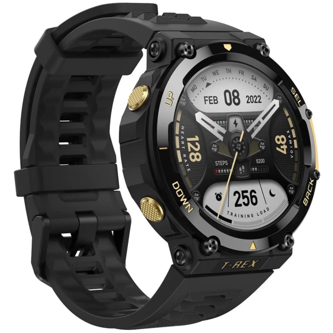 Смарт-часы Xiaomi Amazfit T-Rex 2 Astro Black & Gold, Золотой — фото 3