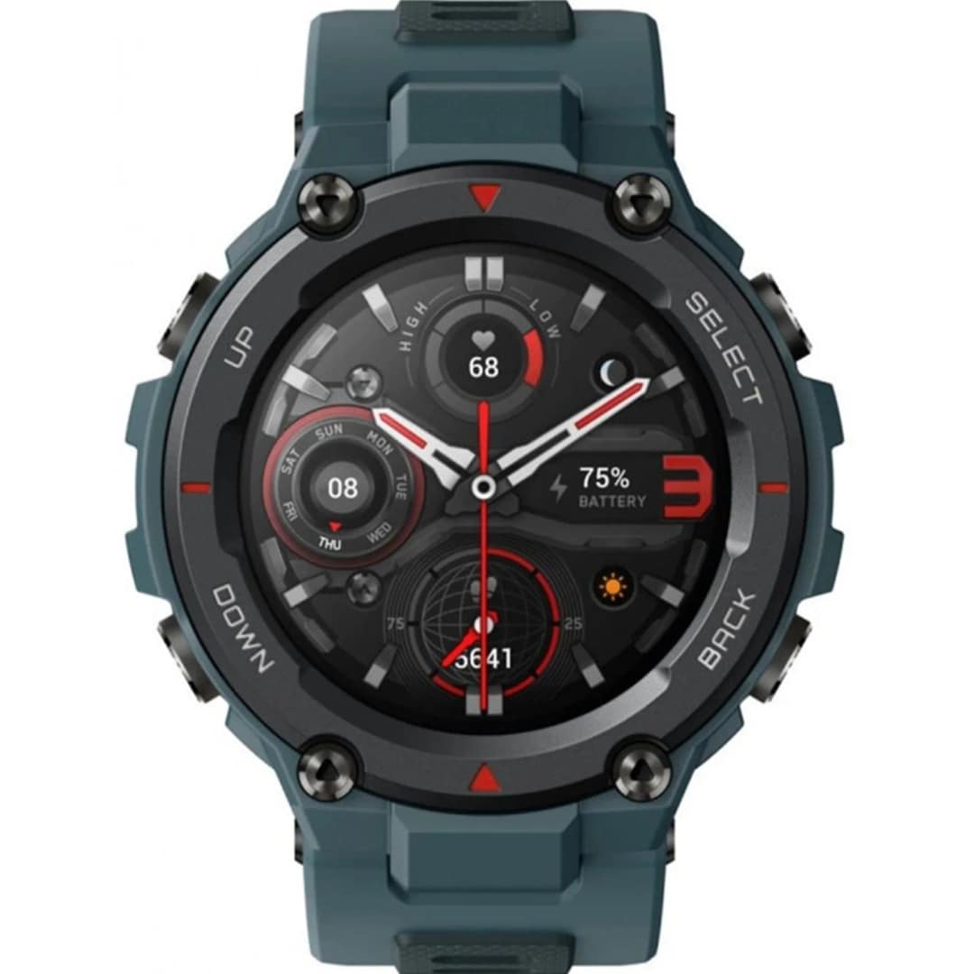 Смарт-часы Xiaomi Amazfit Trex Pro Steel Blue, Синий — фото 2