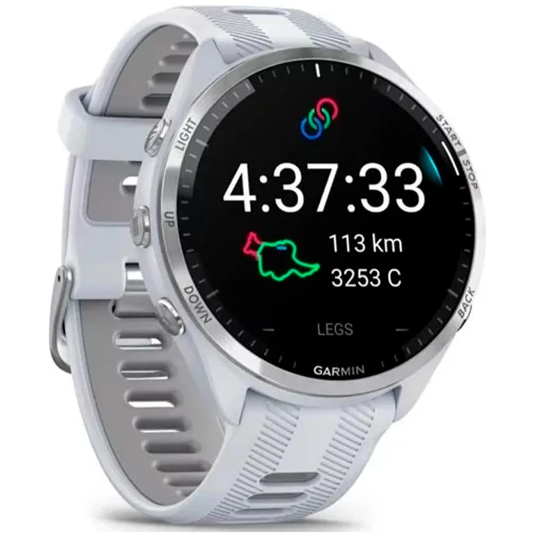 Смарт-часы Garmin Forerunner 965, White Amoled — фото 2