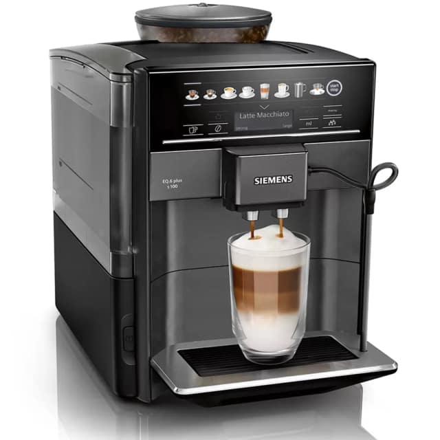 Кофемашина Siemens TE651319RW Black, Черный