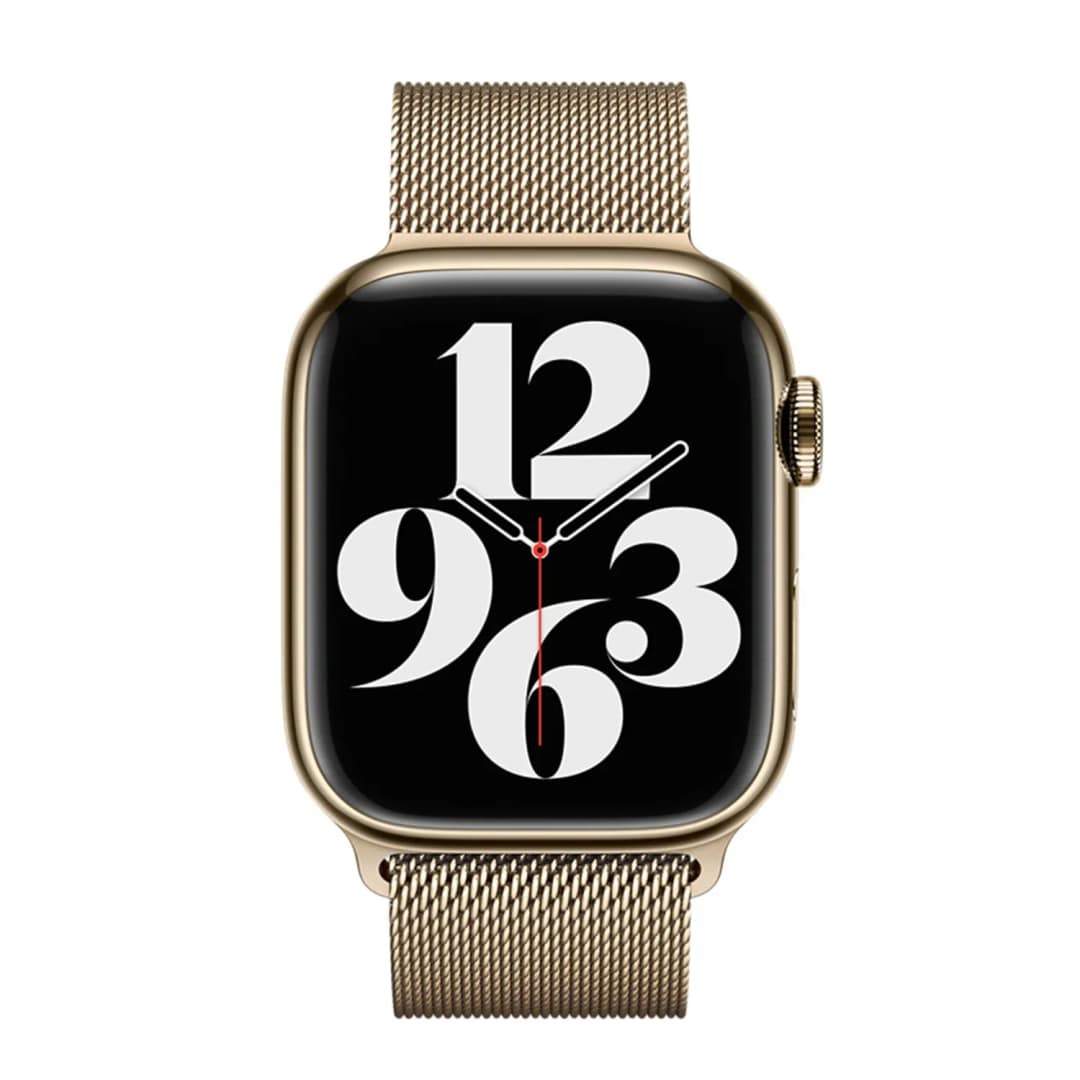 Ремешок Apple Watch 45mm Gold Milanese Loop, Золотистый — фото 3