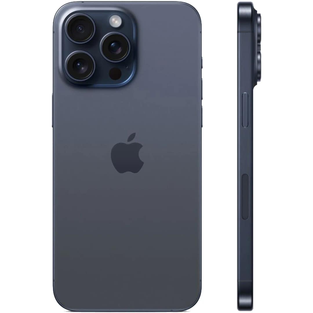 Смартфон Apple iPhone 15 Pro Blue Titanium, Синий — фото 3