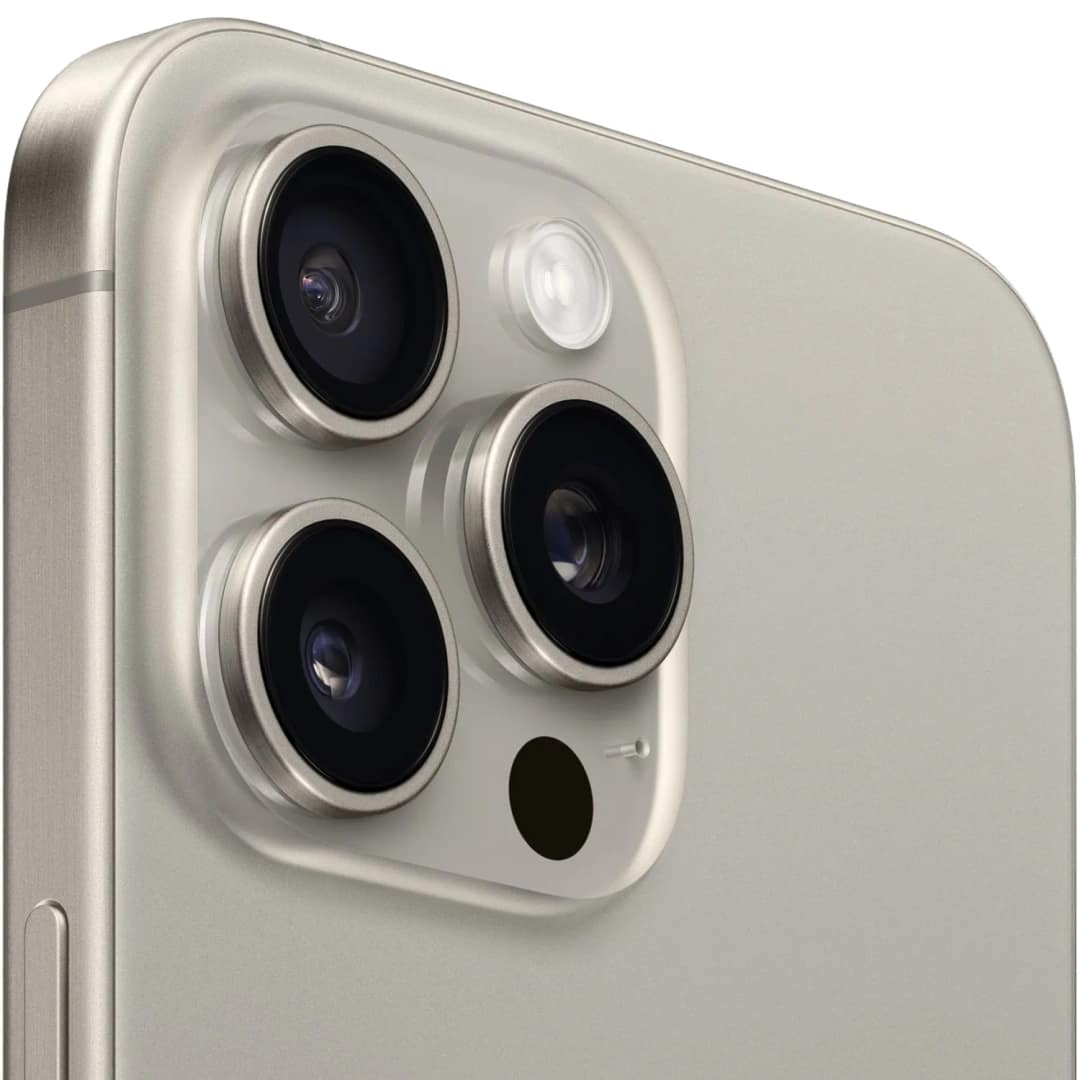 Смартфон Apple iPhone 15 Pro Natural Titanium, Серый — фото 2
