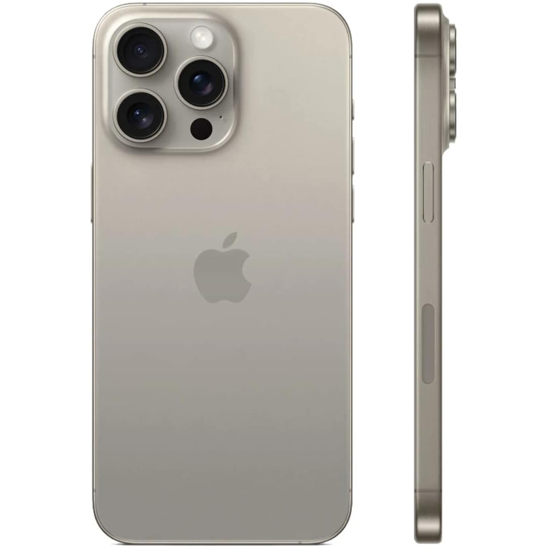 Смартфон Apple iPhone 15 Pro Max Natural Titanium, Серый — фото 4
