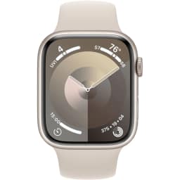 Смарт-часы Apple Watch Series 9 41mm Starlight Aluminum Case with Starlight Sport Band M L, Бежевый — фото 3