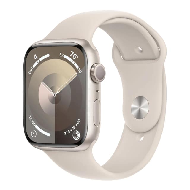 Смарт-часы Apple Watch Series 9 41mm Starlight Aluminum Case with Starlight Sport Band S M, Бежевый