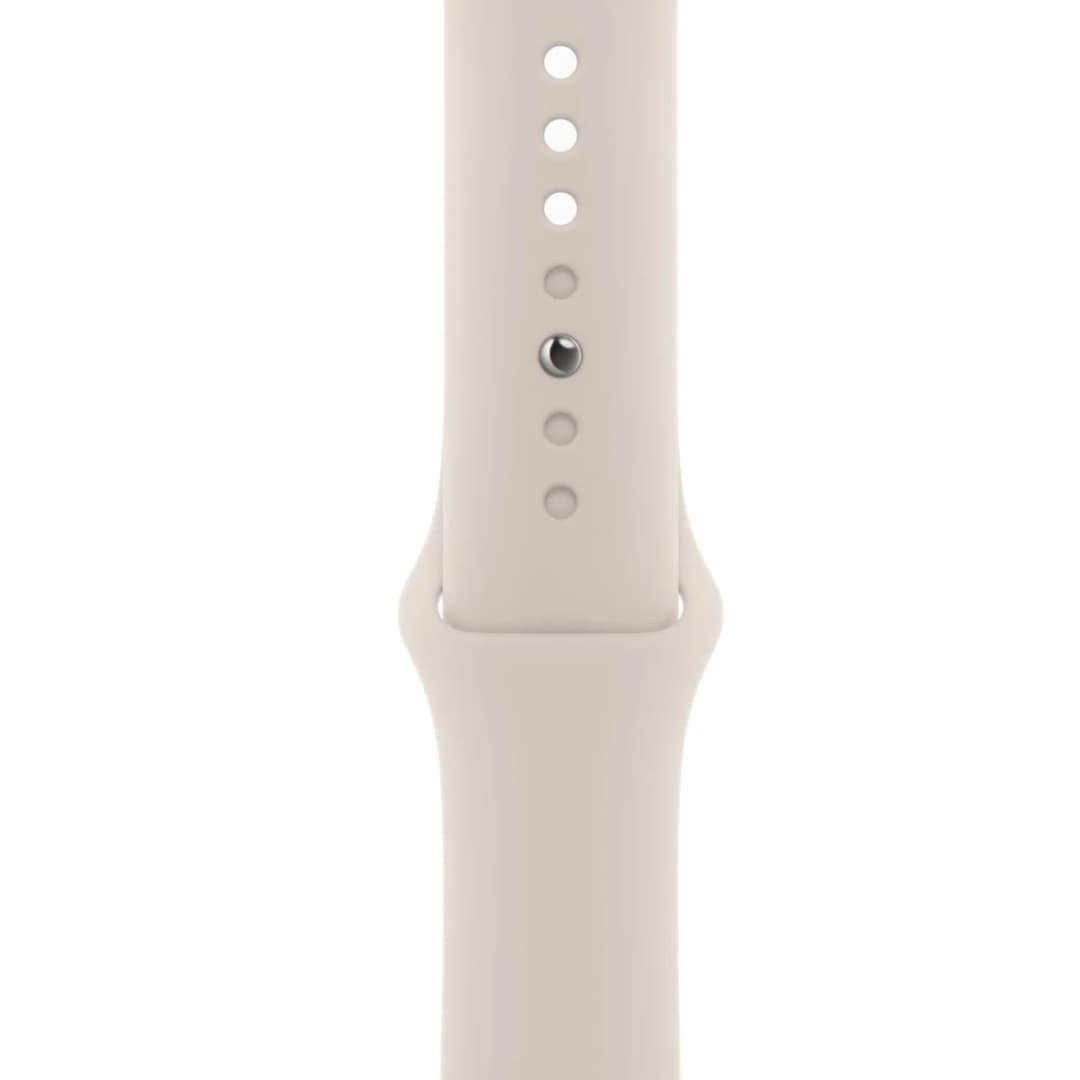 Смарт-часы Apple Watch Series 9 41mm Starlight Aluminum Case with Starlight Sport Band S M, Бежевый — фото 2
