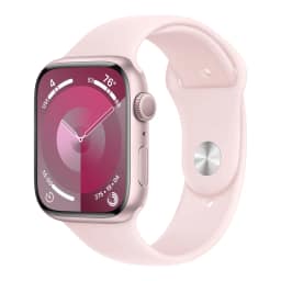 Смарт-часы Apple Watch Series 9 41mm Pink Aluminum Case with Light Pink Sport Band M L, Розовый — фото 1