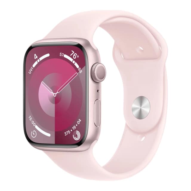 Смарт-часы Apple Watch Series 9 41mm Pink Aluminum Case with Light Pink Sport Band M L, Розовый