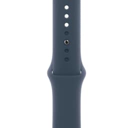 Смарт-часы Apple Watch Series 9 41mm Silver Aluminum Case with Storm Blue Sport Band S M, Синий — фото 2
