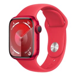 Смарт-часы Apple Watch Series 9 41mm RED Aluminum Case with Red Sport Band S M, Красный — фото 1