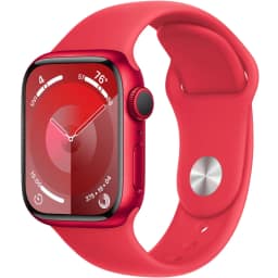 Смарт-часы Apple Watch Series 9 45mm RED Aluminum Case with Red Sport Band S M, Красный — фото 1