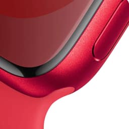 Смарт-часы Apple Watch Series 9 45mm RED Aluminum Case with Red Sport Band S M, Красный — фото 3