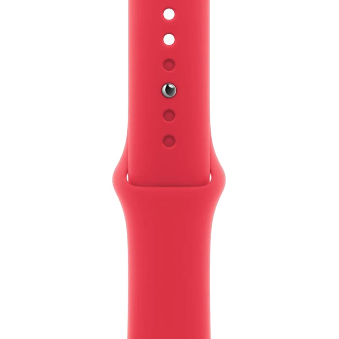 Смарт-часы Apple Watch Series 9 45mm RED Aluminum Case with Red Sport Band M L, Красный — фото 2