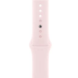 Смарт-часы Apple Watch Series 9 45mm Pink Aluminum Case with Light Pink Sport Band S M, Розовый — фото 2
