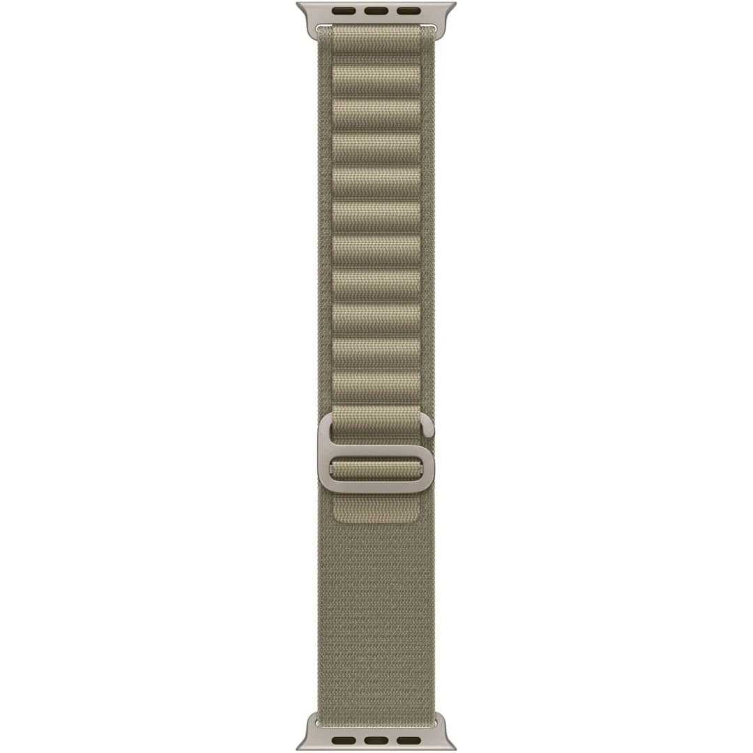Смарт-часы Apple Watch Ultra 2 49mm Titanium Case with Olive Alpine Loop S, Зеленый — фото 2