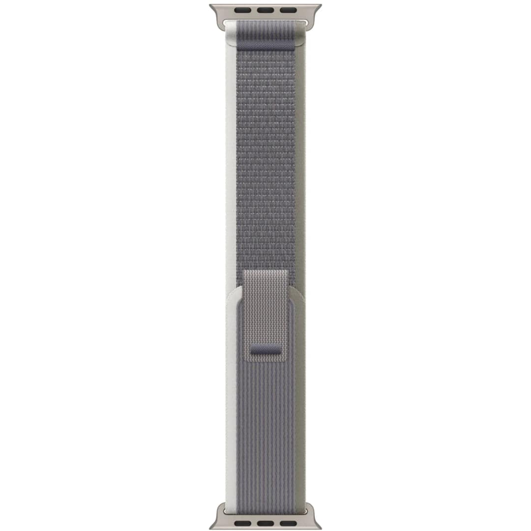 Смарт-часы Apple Watch Ultra 2 49mm Titanium Case with Green Grey Trail Loop M L, Серый — фото 2