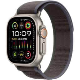 Смарт-часы Apple Watch Ultra 2 49mm Titanium Case with Blue Black Trail Loop S M, Тёмно-синий — фото 1