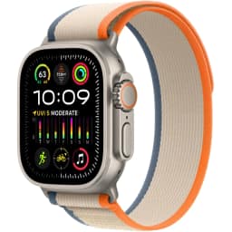 Смарт-часы Apple Watch Ultra 2 49mm Titanium Case with Orange Beige Trail Loop M L, Оранжевый — фото 1