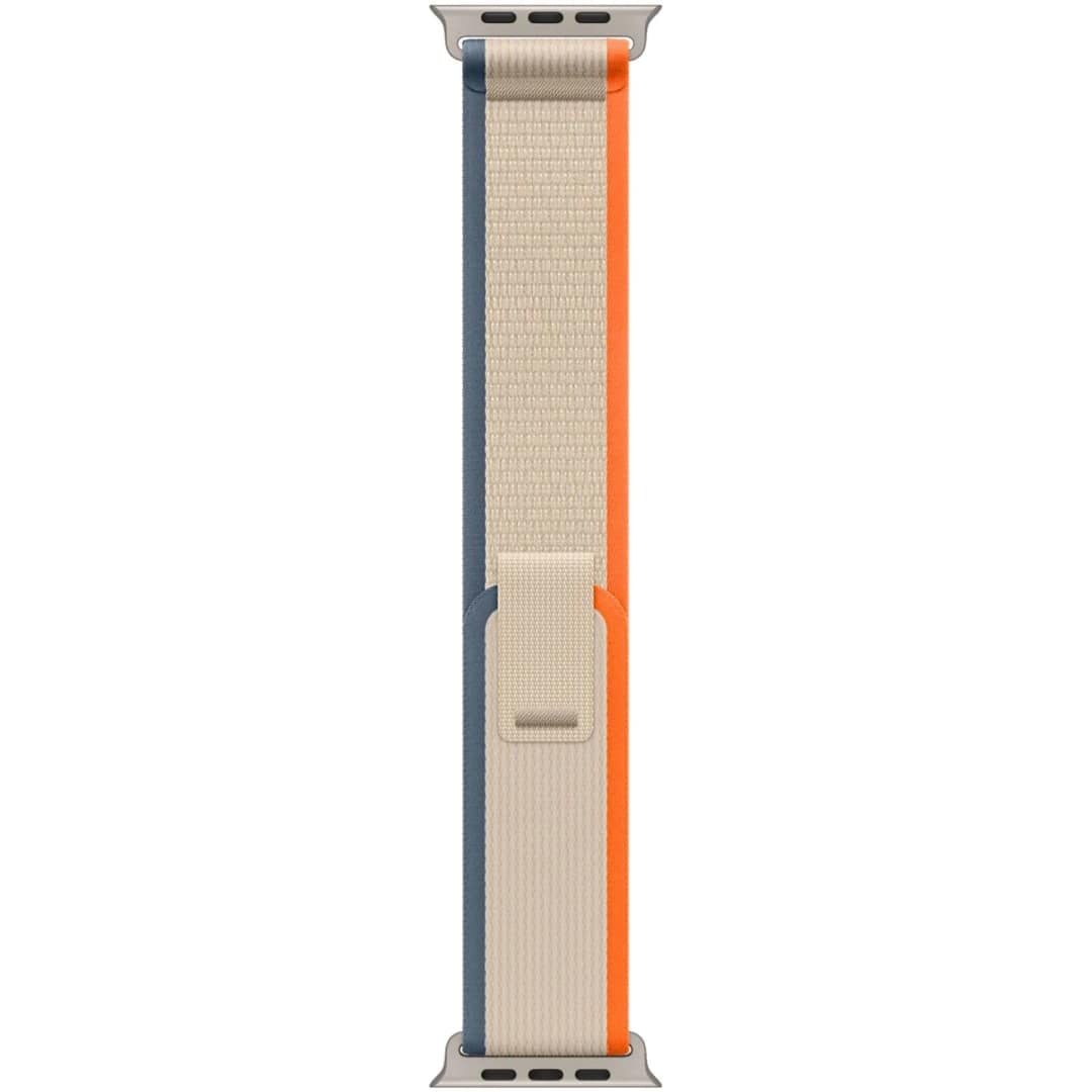 Смарт-часы Apple Watch Ultra 2 49mm Titanium Case with Orange Beige Trail Loop M L, Оранжевый — фото 2