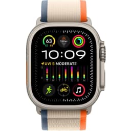 Смарт-часы Apple Watch Ultra 2 49mm Titanium Case with Orange Beige Trail Loop M L, Оранжевый — фото 3