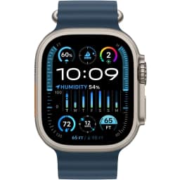 Смарт-часы Apple Watch Ultra 2 49mm Titanium Case with Blue Ocean Band, Синий — фото 3
