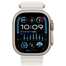 Смарт-часы Apple Watch Ultra 2 49mm Titanium Case with White Ocean Band, Белый — фото 3