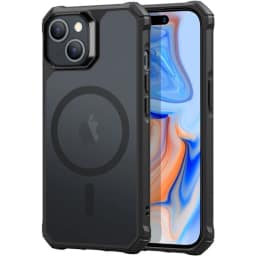 Чехол ESR Air Armor Halolock Magsafe для iPhone 15 Plus Frosted Black, Прозрачный тёмный