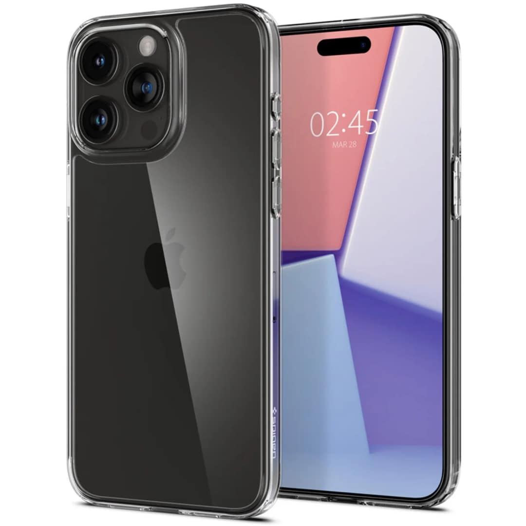 Чехол Spigen Airskin Hyibrid для iPhone 15 Pro Max Crystal Clear, Прозрачный — фото 2