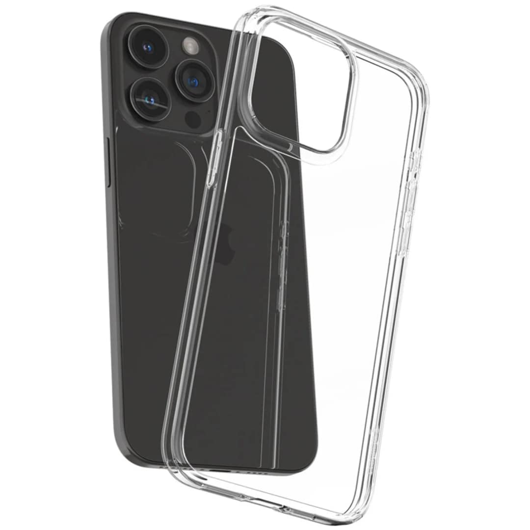 Чехол Spigen Airskin Hyibrid для iPhone 15 Pro Max Crystal Clear, Прозрачный — фото 6