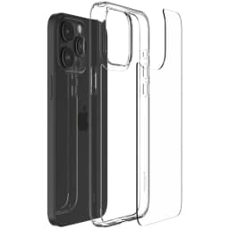 Чехол Spigen Airskin Hyibrid для iPhone 15 Pro Max Crystal Clear, Прозрачный — фото 10