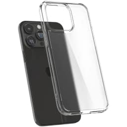 Чехол Spigen Ultra Hyibrid для iPhone 15 Pro Crystal Clear, Прозрачный — фото 1