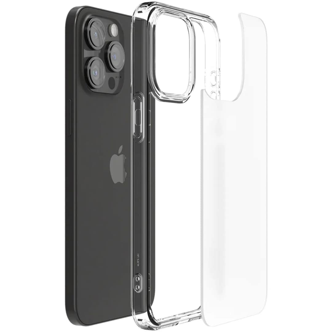Чехол Spigen Ultra Hyibrid для iPhone 15 Pro Crystal Clear, Прозрачный — фото 4