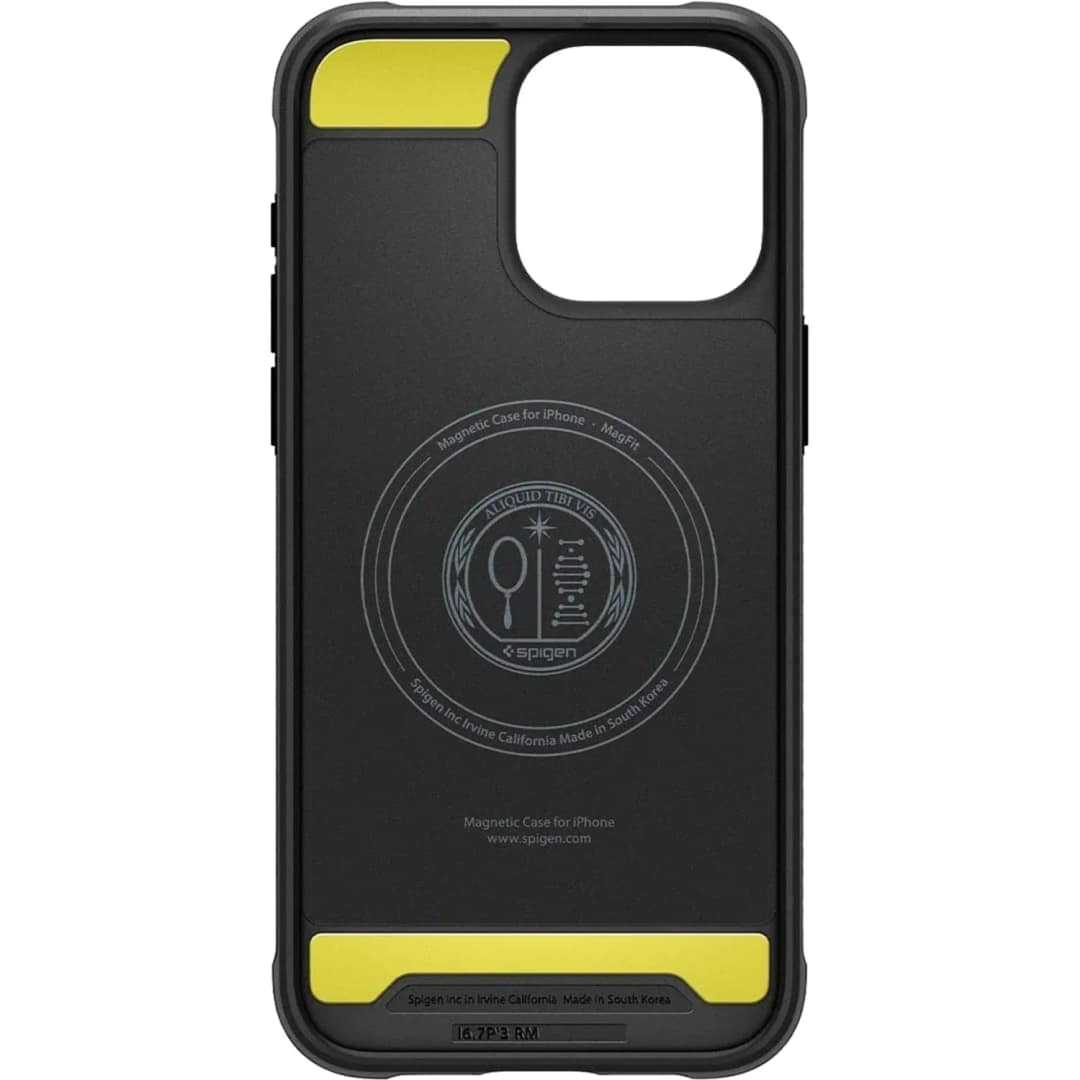 Чехол Spigen Rugged Armor Mag Magsafe для iPhone 15 Pro Max Matte Black, Черный — фото 6