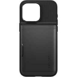 Чехол Spigen Slim Armor CS для iPhone 15 Pro Max Black, Черный — фото 5