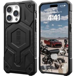Чехол UAG с поддержкой MagSafe Monarch Pro для iPhone 15 Pro Carbon Fiber, Серый — фото 2