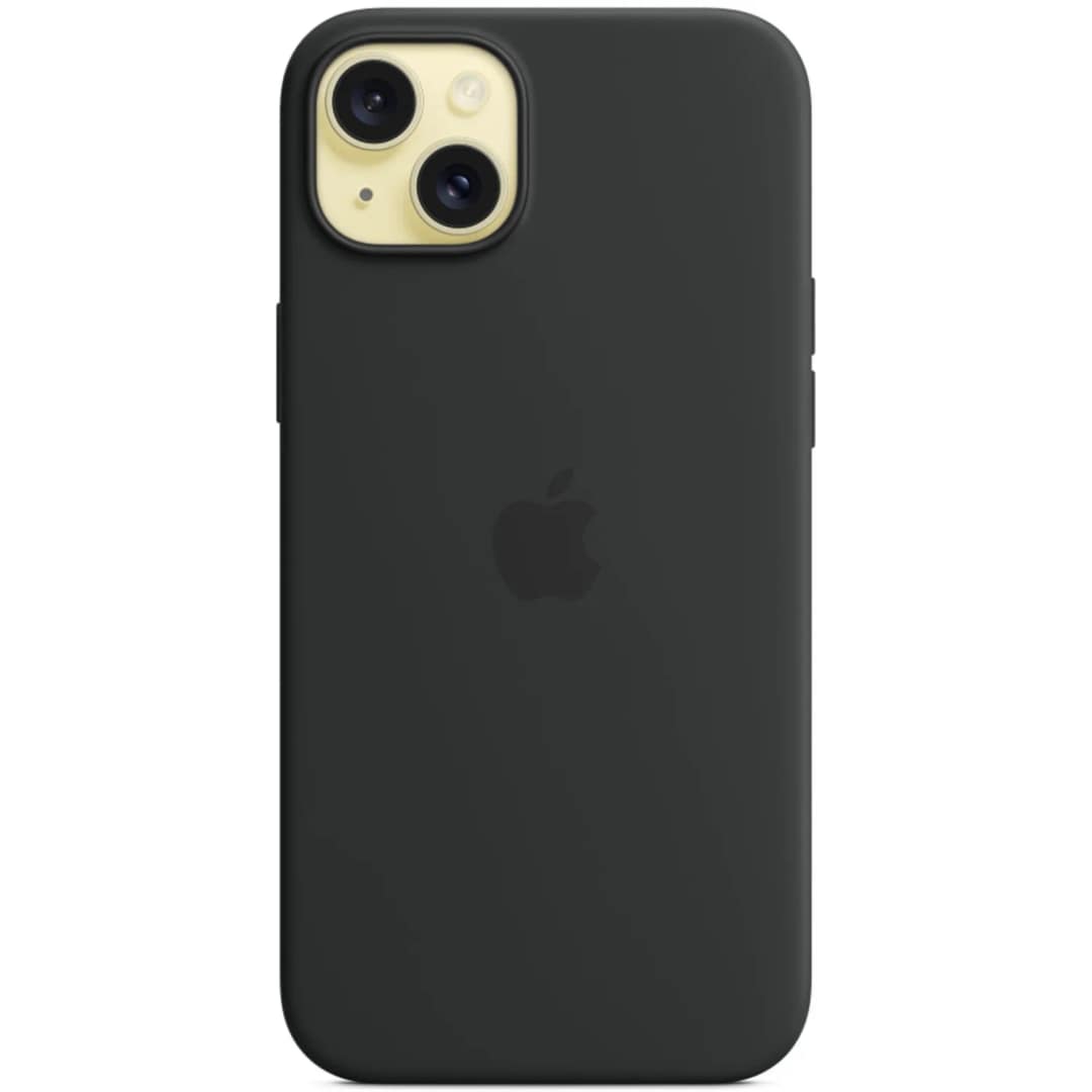 Силиконовый чехол Apple MagSafe для iPhone 15 Black, Черный — фото 4