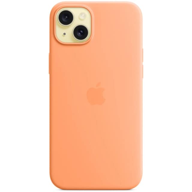 Силиконовый чехол Apple MagSafe для iPhone 15 Orange Sorbet, Оранжевый