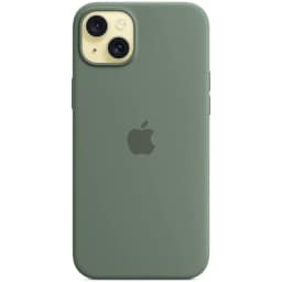 Силиконовый чехол Apple MagSafe для iPhone 15 Cypress, Зеленый — фото 2