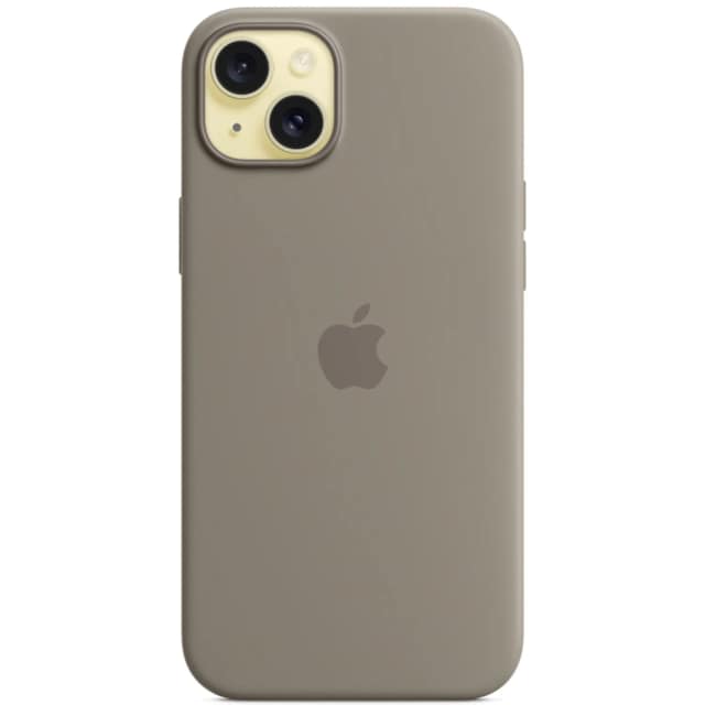 Силиконовый чехол Apple MagSafe для iPhone 15 Clay, Бежевый