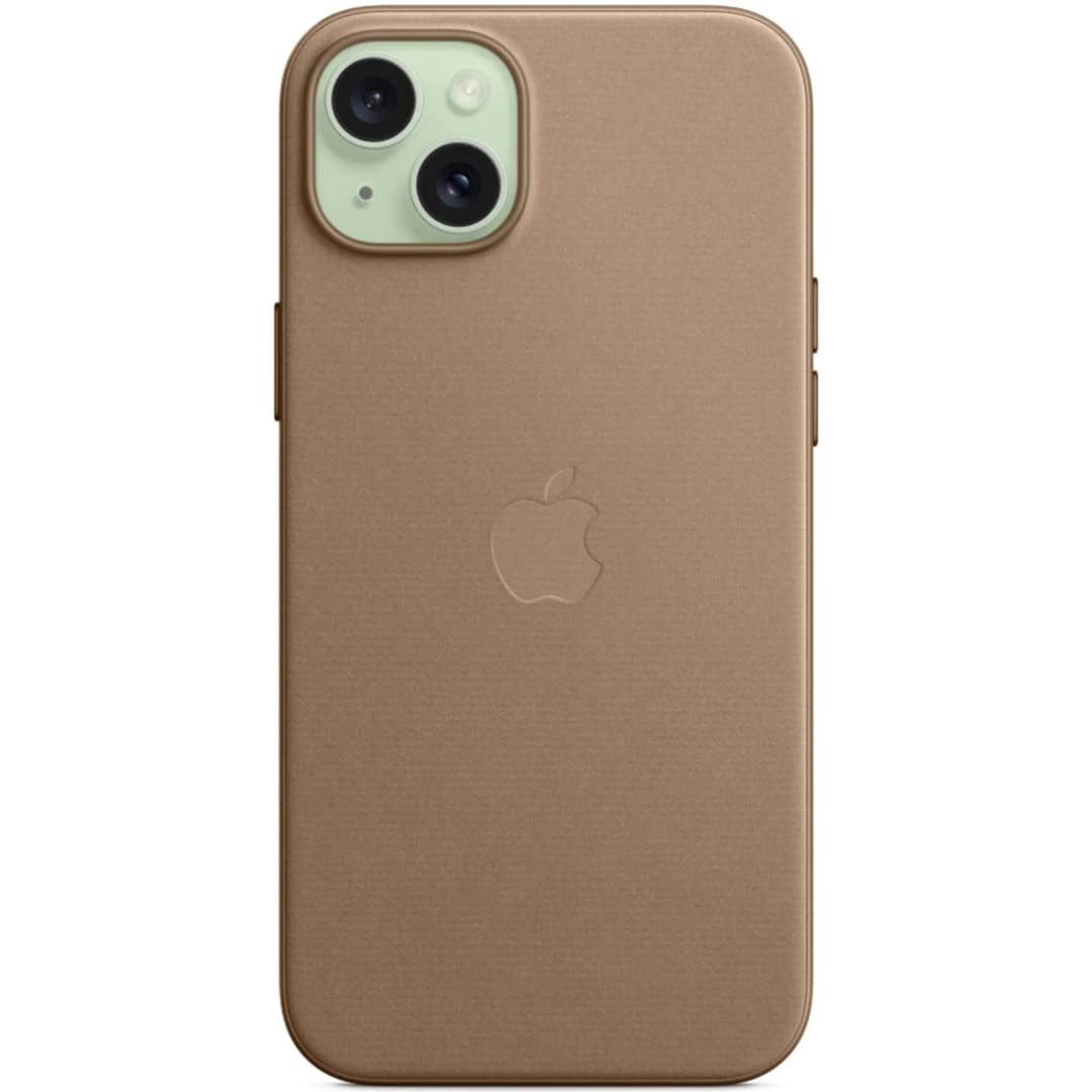 Чехол Apple FineWoven with MagSafe для iPhone 15 Taupe, Бежевый — фото 4