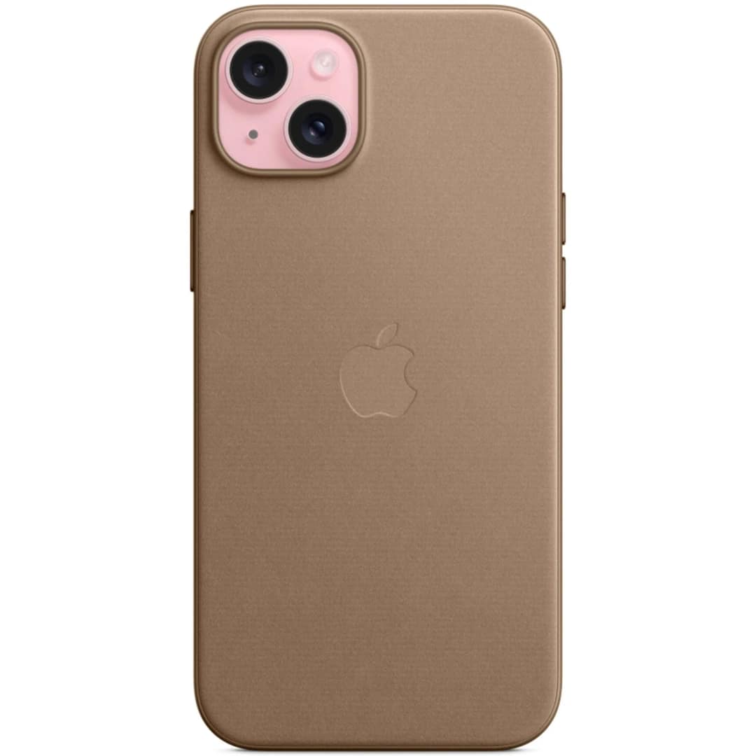 Чехол Apple FineWoven with MagSafe для iPhone 15 Taupe, Бежевый — фото 5